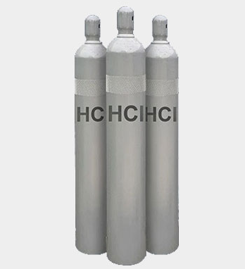 Is 99.999% pure hydrogen chloride a gas or a liquid?