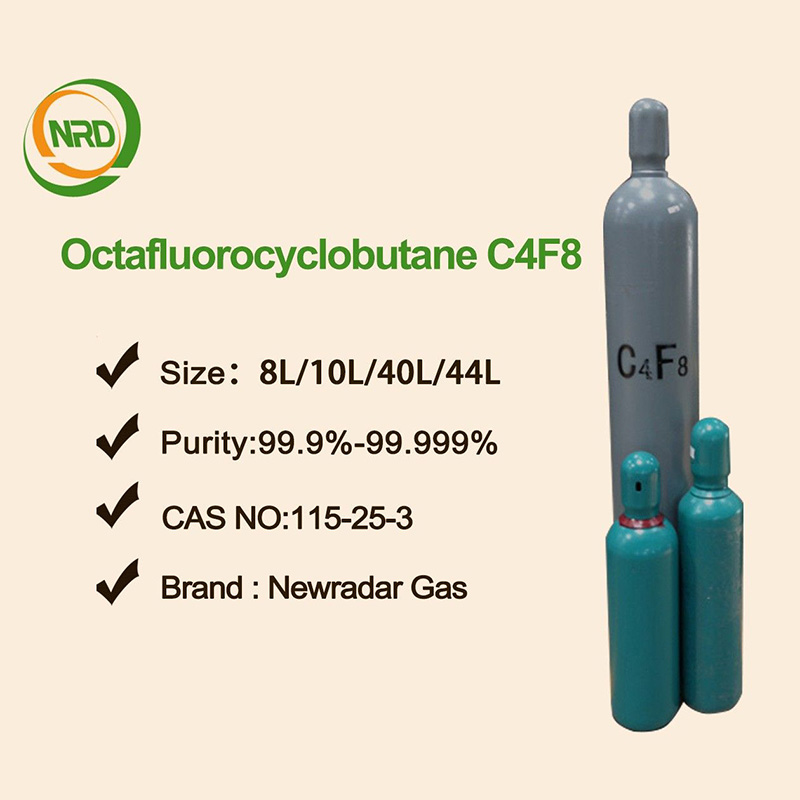 Gaz octafluorocyclobutane C4F8